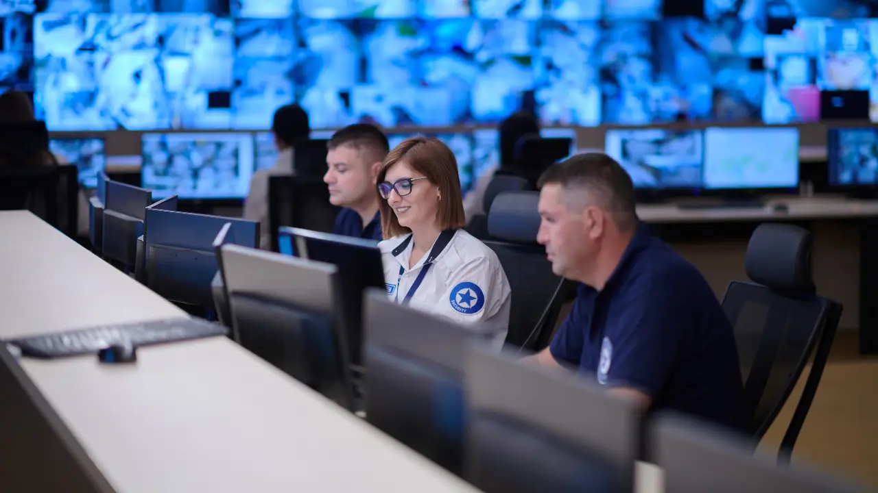 IT experts working in front of their computers