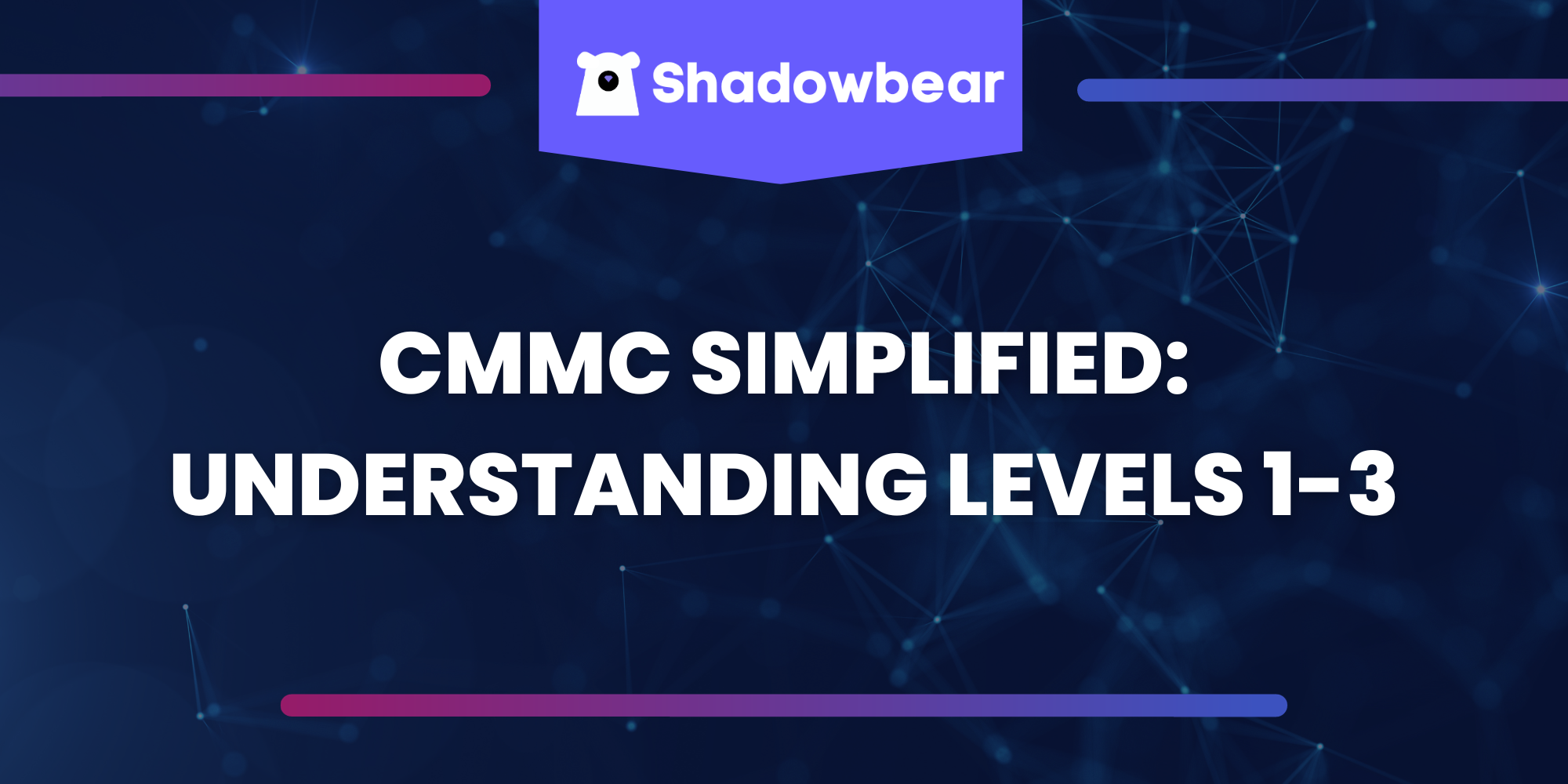 CMMC Simplified: Understanding Levels 1-3​